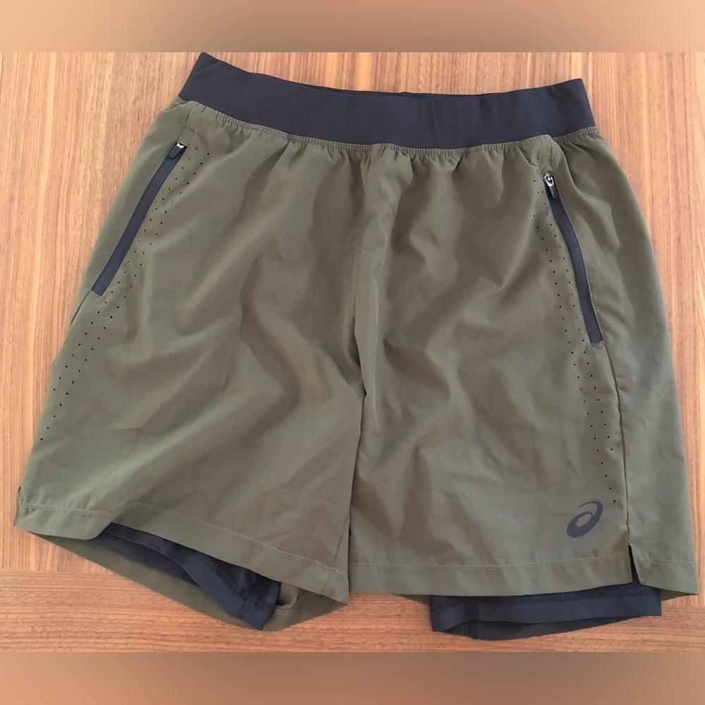 Asics Compression Running Shorts - image 1